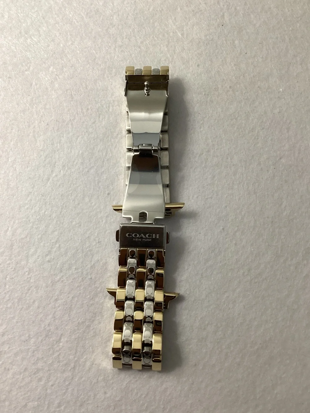 Coach Women's Two Tone Stainless Steel Apple Strap 38/40/41mm